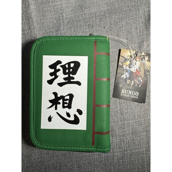 Bungo Stray Dogs Wallet Zipper Pouch Loot Crate Exclusive NWT - Picture 1 of 6